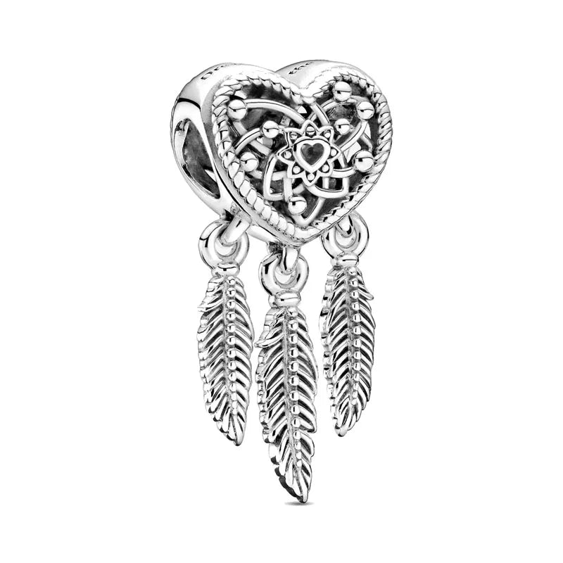 RomiVega 925 Sterling Silver Charms—White Series Collection