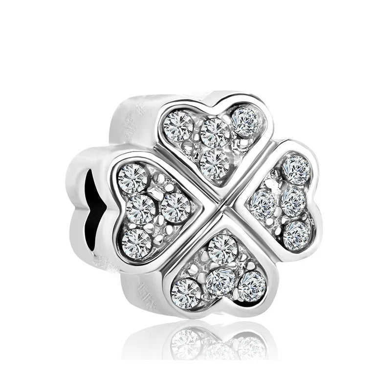 RomiVega 925 Sterling Silver Charms—White Series Collection