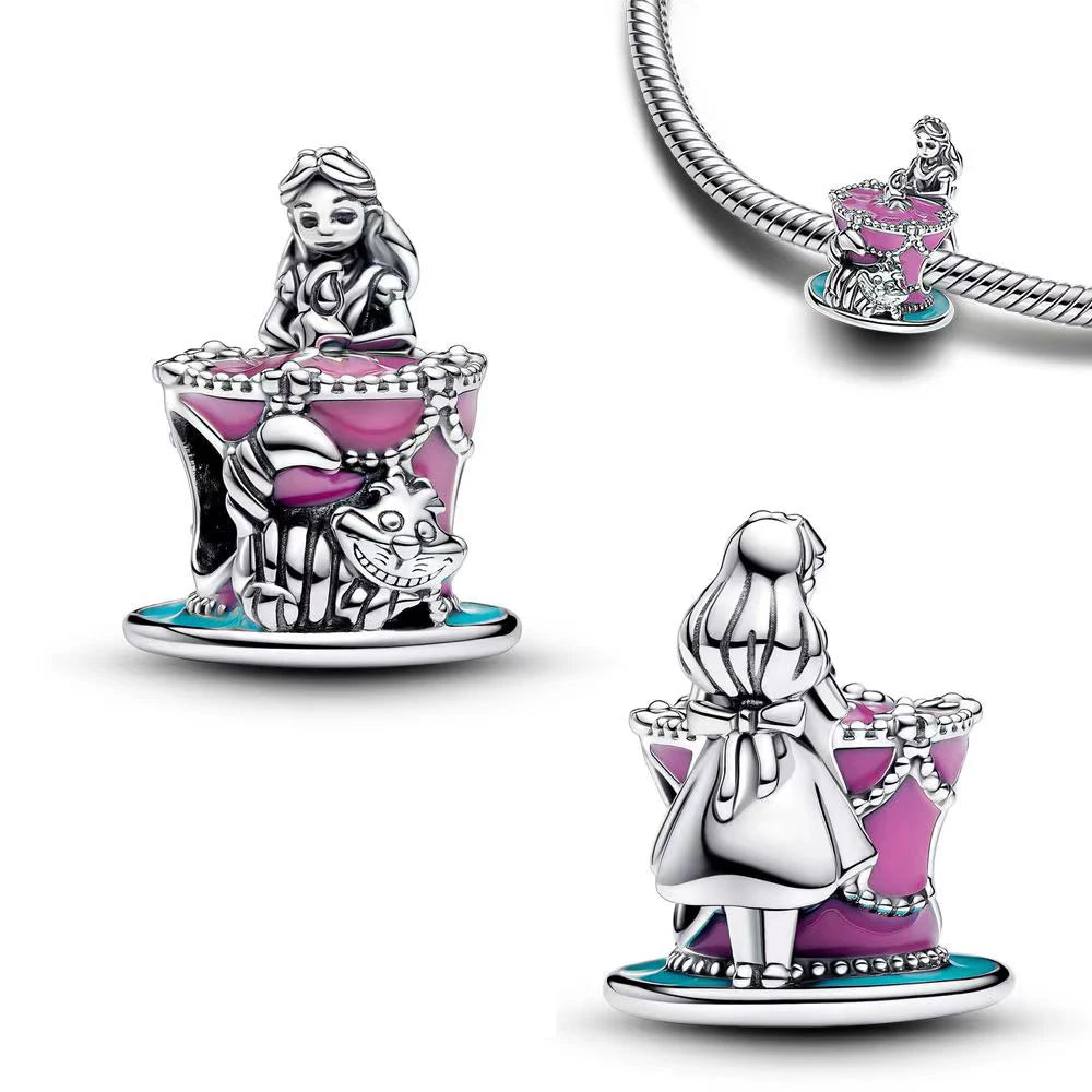 RomiVega 925 Sterling Silver Charms— Mermaid Princess Series Collection