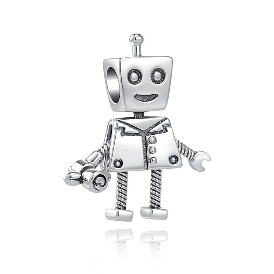 RomiVega 925 Sterling Silver Charms—White Series Collection