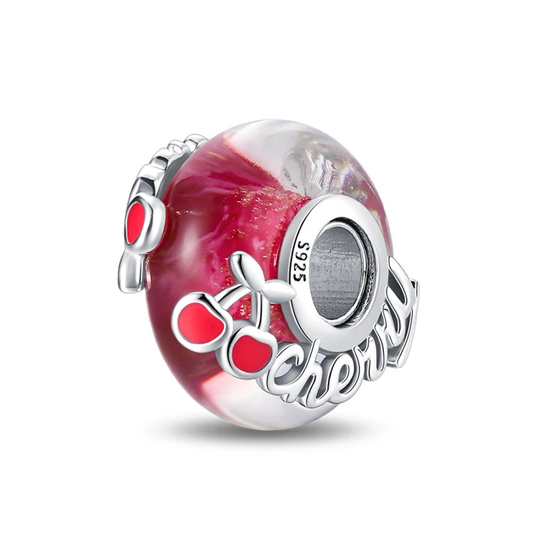 RomiVega 925 Sterling Silver Charms— So Berry Fruity Series Collection