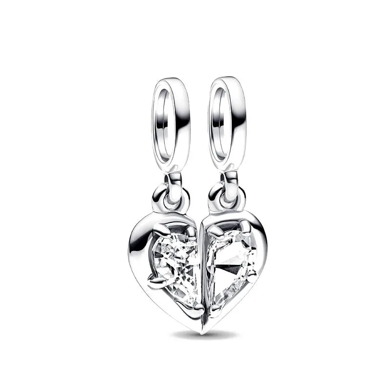 RomiVega 925 Sterling Silver Charms—White Series Collection