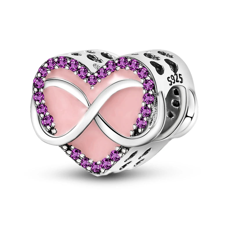 RomiVega 925 Sterling Silver Charms—Mommy & Me Series Collection
