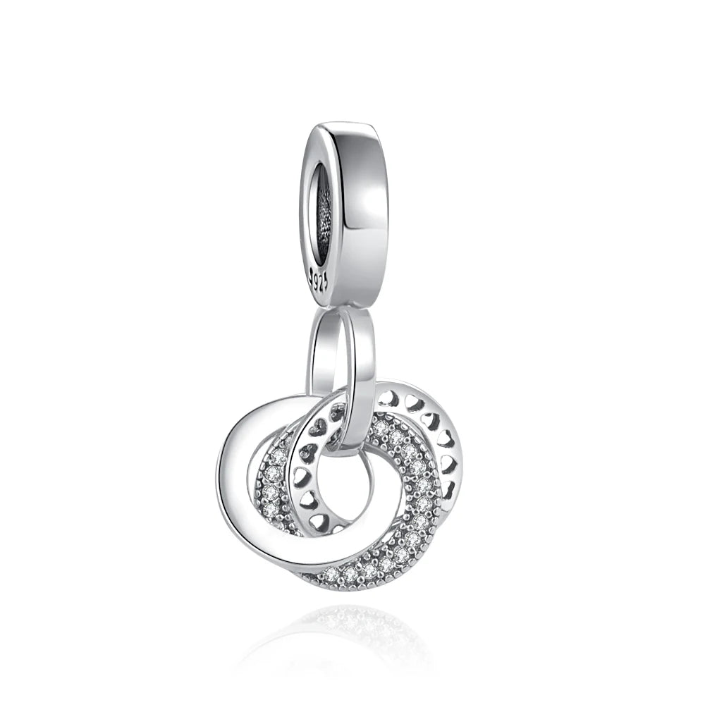 RomiVega 925 Sterling Silver Charms—White Series Collection