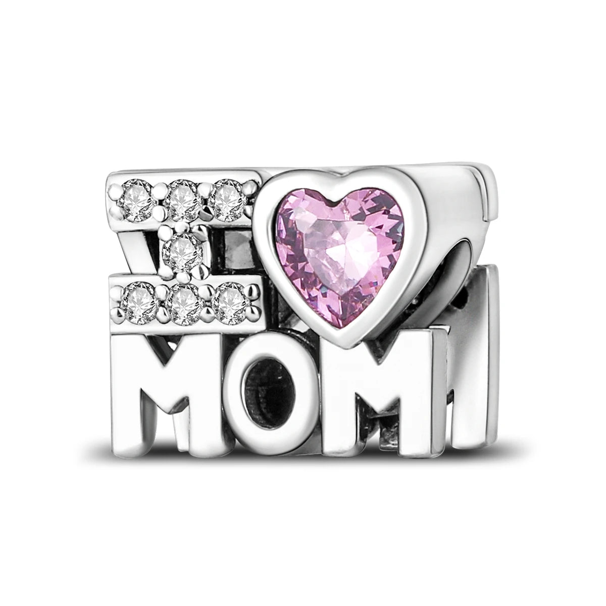 RomiVega 925 Sterling Silver Charms—Mommy & Me Series Collection