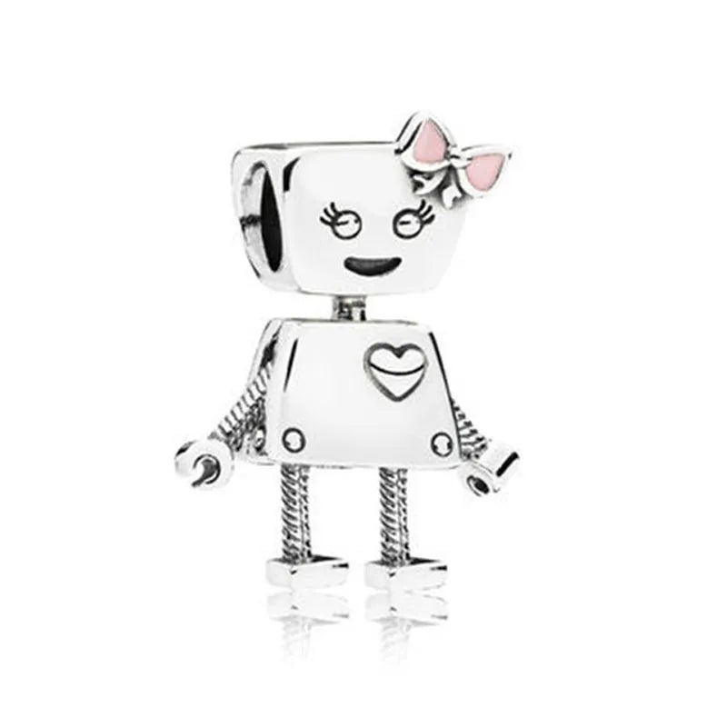 RomiVega 925 Sterling Silver Charms—Mommy & Me Series Collection