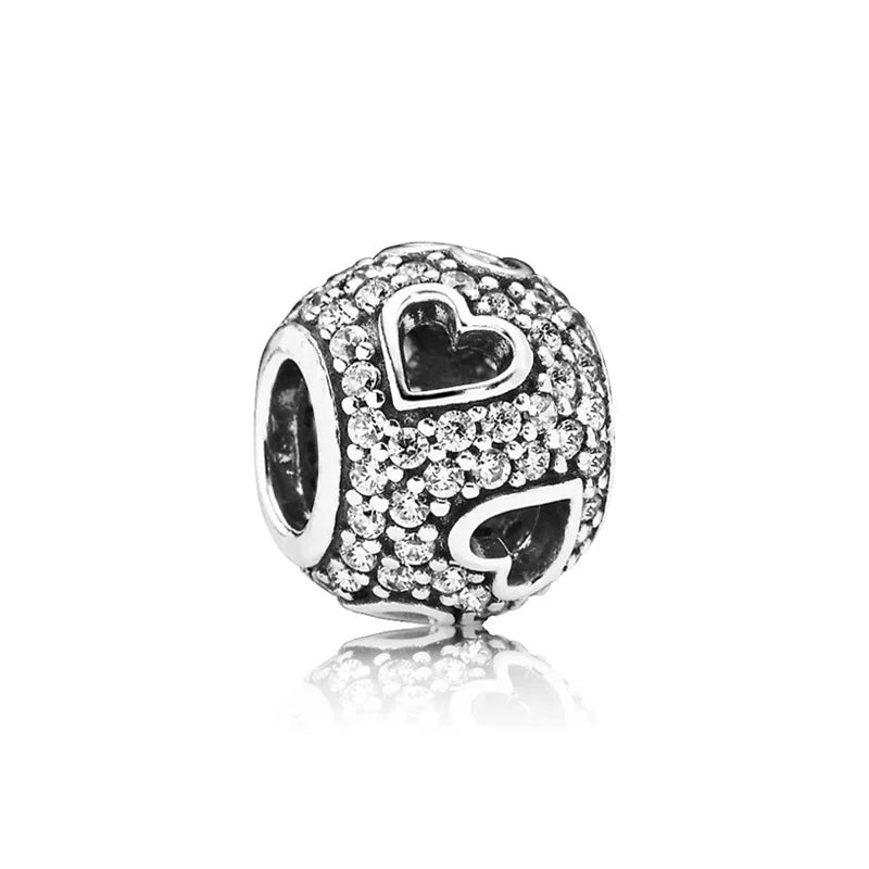 RomiVega 925 Sterling Silver Charms—White Series Collection