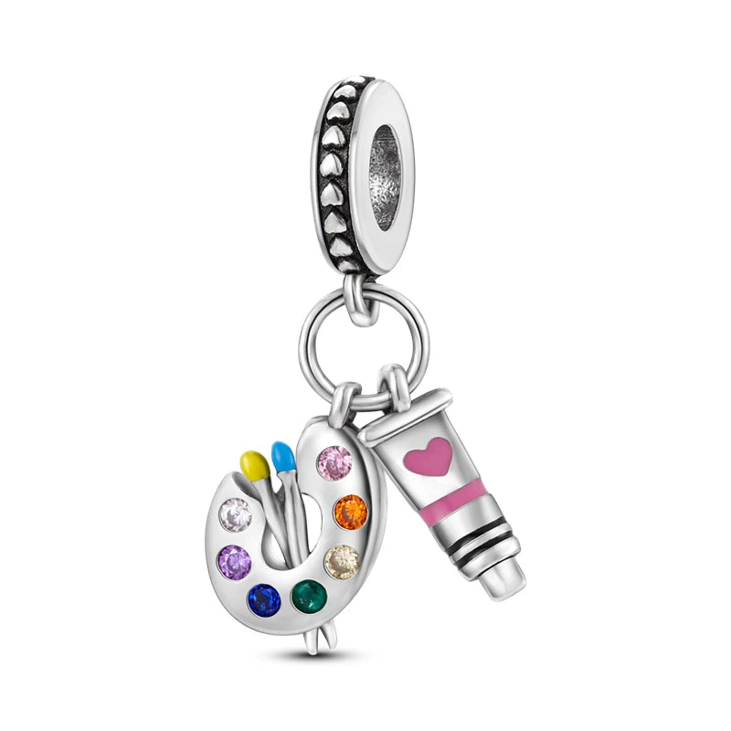 RomiVega 925 Sterling Silver Charms— Hobby Series Collection