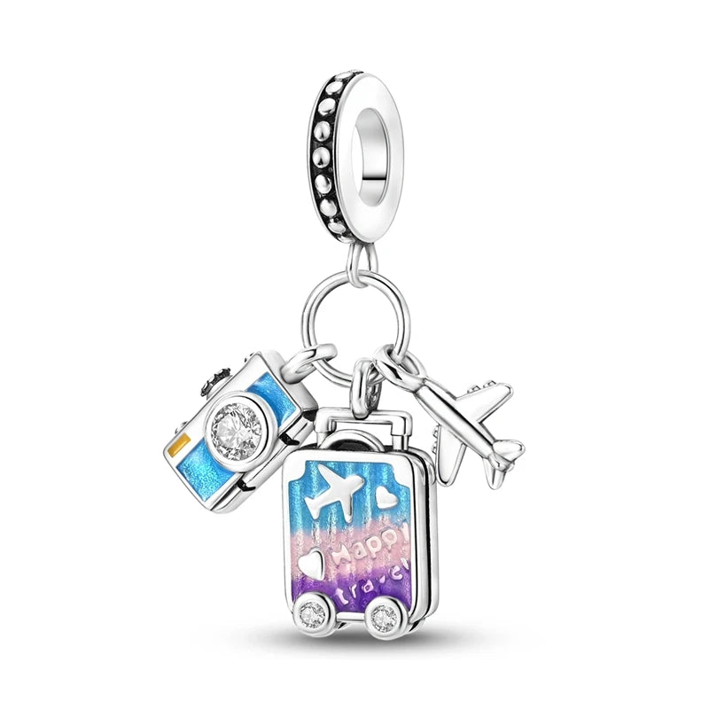 RomiVega 925 Sterling Silver Charms— Hobby Series Collection