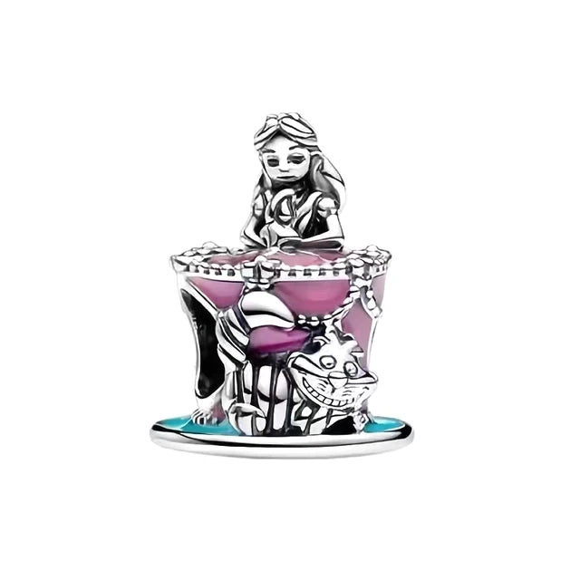 RomiVega 925 Sterling Silver Charms— Mermaid Princess Series Collection