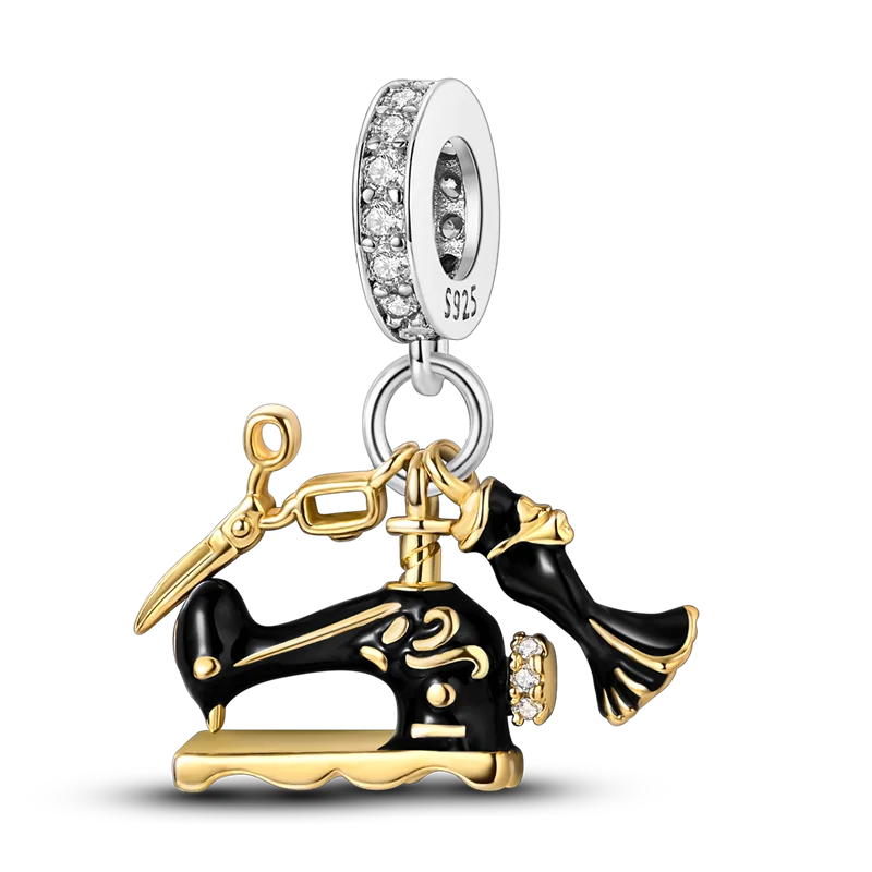 RomiVega 925 Sterling Silver Charms— Hobby Series Collection