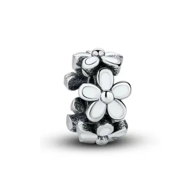 RomiVega 925 Sterling Silver Charms—White Series Collection