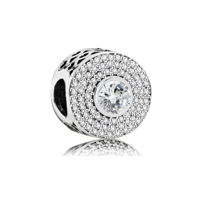 RomiVega 925 Sterling Silver Charms—White Series Collection