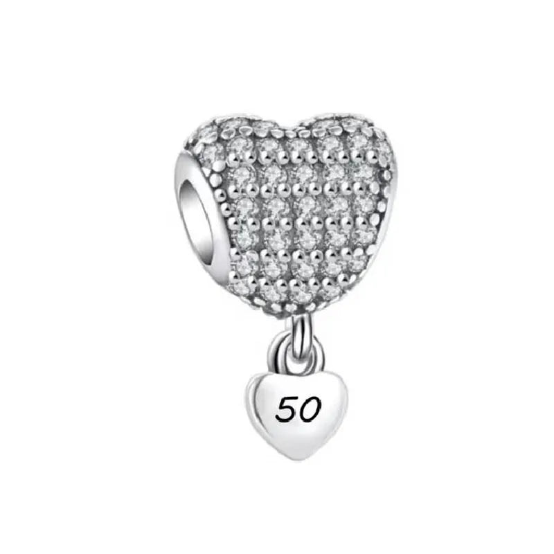 RomiVega 925 Sterling Silver Charms—White Series Collection