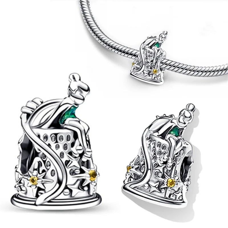 RomiVega 925 Sterling Silver Charms— Mermaid Princess Series Collection