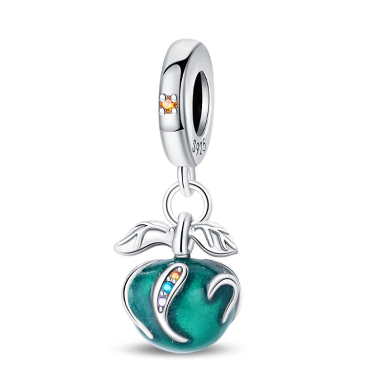 RomiVega 925 Sterling Silver Charms— So Berry Fruity Series Collection