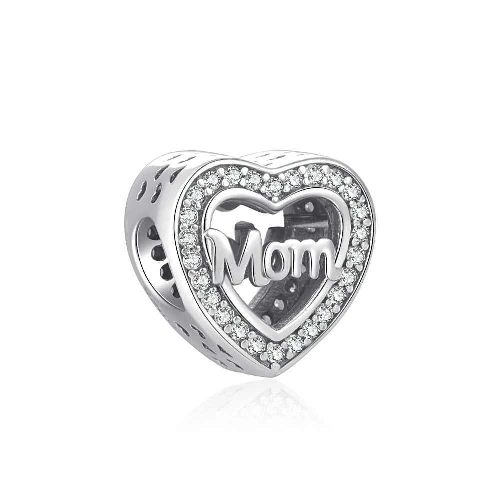 RomiVega 925 Sterling Silver Charms—White Series Collection
